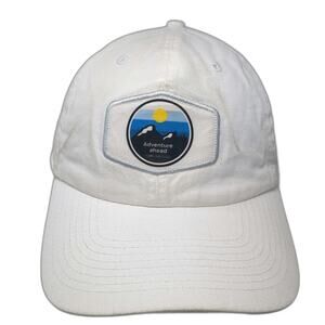 ahead Baseball Cap White One Size Adventure Ahead Patch Camp Lively 2023 Hat